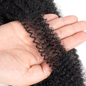 Cabello Sintético Suave Natural para <span class=keywords><strong>Trenzas</strong></span> Marley Twist al por Mayor, Paquetes de Cabello Rizado Africano de Fibra de Alta Temperatura de 24 Pulgadas - Product Image 3