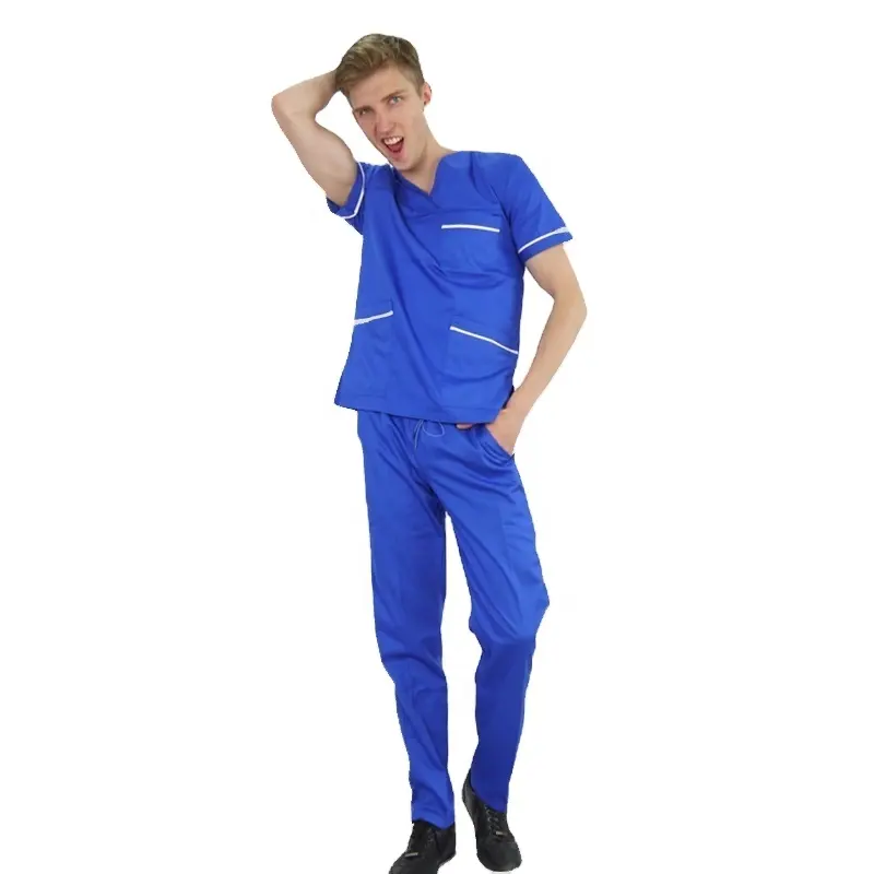 Fornecimento direto da fábrica uniforme de enfermagem uniforme de enfermeira uniforme de enfermeira design de entrega rápida uniforme de enfermeira para homens