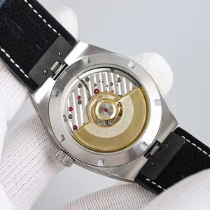 Montre homme 2026 à succès, boîtier en acier inoxydable, cadran noir, bracelet en cuir véritable noir, mouvement automatique mécanique, date, nouveauté - Product Image 4