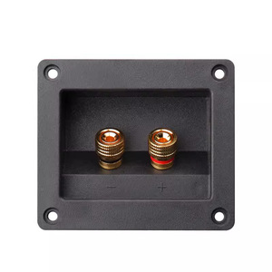 2-vị trí thiết bị đầu cuối hộp tinh khiết Đồng biding bài Phụ Kiện Loa <span class=keywords><strong>DIY</strong></span> hệ thống âm thanh dày Board kết nối - Product Image 1