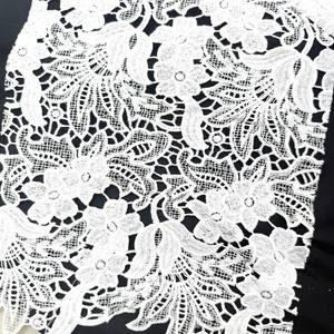 Tessuto in Pizzo Bianco Personalizzato per Hijab, Velo, Abiti <span class=keywords><strong>da</strong></span> <span class=keywords><strong>Sposa</strong></span> Arabi e Abbigliamento Femminile - Product Image 5