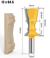 Mèches de toupie réversibles en carbure monobloc pour bois Outils de coupe spéciaux pour charpentiers de portes d'armoires ODM OEM personnalisés