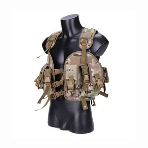 Sac d'hydratation tactique 600D, gilet ventral multifonctionnel, étanche, avec fermeture éclair, doublure en polyester, pour équipement de terrain CS - Product Image 4