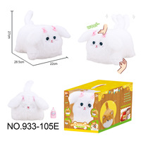 PANDAS AI Super doux électrique clignotant Gollum chat Corgi chien jouets en peluche transfrontalier ours PP coton soulagement du Stress rempli