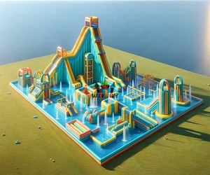 Château Gonflable Commercial Géant en PVC Écologique avec Piscine à Balles pour Usage Extérieur – Offre Spéciale - Product Image 3