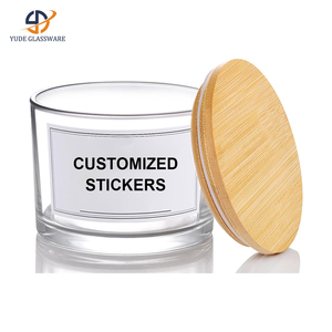 Frascos de Vidrio para Velas Disponibles en Stock, <span class=keywords><strong>Portavelas</strong></span> de Vidrio, Faroles y Recipientes para Velas - Product Image 1