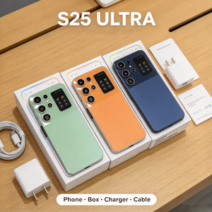 สมาร์ทโฟน S25 Ultra รุ่น Global รองรับ 5G หน้าจอ 120Hz ขนาด 6.9 นิ้ว รองรับซิมคู่ กล้องหลัง 108MP หน้าจอ HD แรม 12GB ความจุ 512GB แบตเตอรี่ 8000mAh - Product Image 1