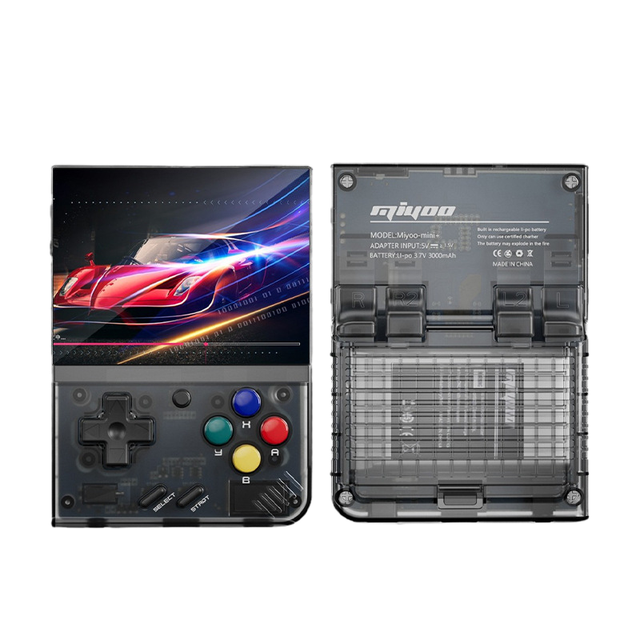 Miyoo Mini Plus+ Retro Video Game Console 64GB 2600mAh Portable Handheld Gaming Player for PS1