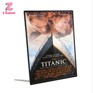 <span class=keywords><strong>2022</strong></span> boîte à lumière en verre trempé, bricolage, chargement publicitaire, cadre en aluminium Ultra mince pour tableau des yeux, cinéma, affichage du Menu alimentaire - Product Image 4