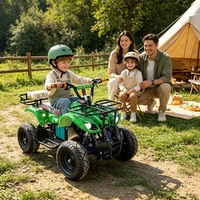 Kart de luxe de petite taille avec musique intégrée, lumières LED, amortisseurs avant et arrière, frein électronique, capacité de charge élevée, véhicule tout-terrain sûr