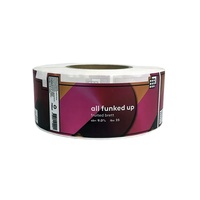 Étiquette PET argentée mate imperméable pour bière, autocollant pour canette de bière, étiquette PET argentée mate pour bière artisanale, impression d'autocollants argentés mats