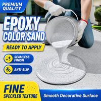 Peinture de sol liquide époxy colorée à haute dureté et résistante à l'usure, revêtement imperméable époxy granit marbre