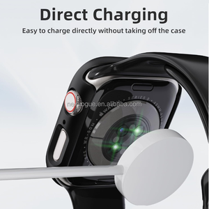 Chất Lượng Cao Riêng Tư Tempered Glass Chống Sốc Bìa Xem Phụ Kiện Cho Apple Xem Trường Hợp 42/45/46 Mm Cho <span class=keywords><strong>Iwatch</strong></span> Loạt 10/9/8 - Product Image 6