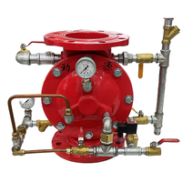 Vanne d'alarme humide DN100 ZSFM pour système de lutte contre l'incendie, Vanne de retenue d'alarme humide 4 pouces