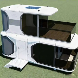 Sang Trọng Thép Thoáng Khí Prefab Nhà Văn Phòng Di Động Cử<span class=keywords><strong>a</strong></span> Hàng Khách Sạn Hiện Đại Modular Không Gian Viên Nang Pod Cho Dễ Dàng Lắp Ráp - Product Image 3