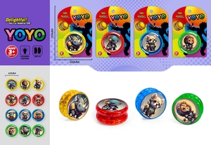 Lijia <span class=keywords><strong>Yoyo</strong></span> de sécurité lumineux en plastique, thème Western Cowboy, multi-styles, pour figures <span class=keywords><strong>3A</strong></span>, design en forme de tambour, système de récupération en gel de silice - Product Image 4