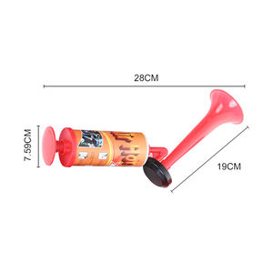 תפור לפי מידה יד משאבת פלסטיק אוויר יצרנית רעש צופר כדורגל צופר אוהד פלסטיק כדורגל מכה קרנות - Product Image 4
