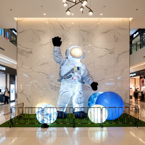 Ballon publicitaire géant LED en forme d'astronaute gonflable avec impression numérique pour la décoration d'événements - Product Image 1