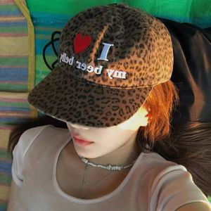 Leopard Camouflage <b>Baseball</b> <b>Cap</b> Unisex Cotton Canvas Soft Top Spring Summer Fashionable - Product Image 2