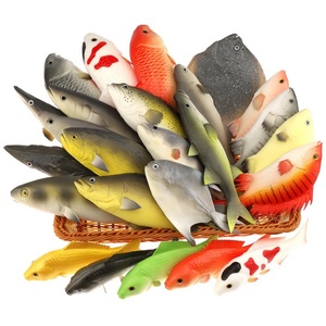 Gresorth Faux Poisson Décoration Artificielle Carpe Vivaneau Esturgeon Saury Shark Food Show Likelike Toy Home Party Cuisine Décoration