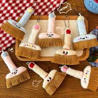 Porte-clés en peluche brosse de dessin animé mignon, série Fête des Bateaux-Dragons, pour chasser la mauvaise chance, breloque de sac idéale, cadeau de vacances pour étudiants