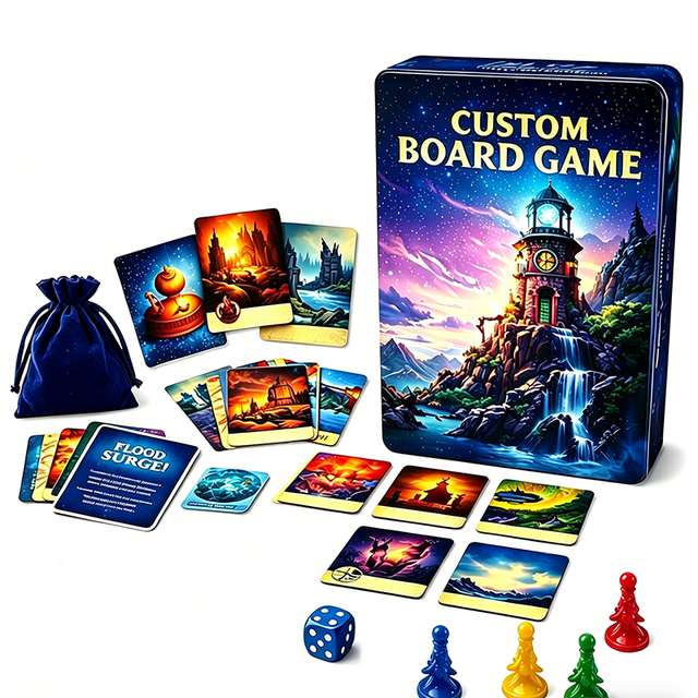 Custom Strategy Board Game Factory OEM Printing Paper Playing Card Game Manufacturer Party Adults Game Supplier