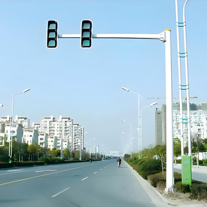 Tùy chỉnh hình bát giác thép cực mạ kẽm nhúng nóng mạ kẽm cho các cơ sở An toàn giao thông-Ánh sáng đường phố cực tín hiệu cực - Product Image 3