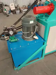 Produzione di alta qualità idraulico a tre cilindri automatico tubo collare restringimento macchina riducente
