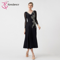 M-23065 personnalisé nouvelle robe de danse de salon standard international robes de danse de salon en soie perlée de haute qualité à vendre