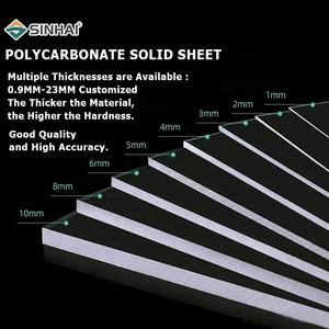 Amostra Grátis de Placa de Policarbonato UV Durável e Resistente às Intempéries 4x8, Espessuras de 3.5mm, 5mm, 7mm, 10mm para Painéis de Estufa - Product Image 3