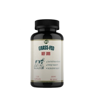 OEM Private Labels Grass-Fed Beef <b>Liver</b> Capsules 2000mg – High Potency <b>Supplement</b> for Energy & Immune Support, 120 Capsules - Product Image 1