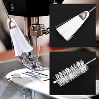 Brosse de nettoyage réutilisable pour pailles et bouteilles d'enfants, en acier inoxydable et nylon, à poils souples, en forme de bande, écologique