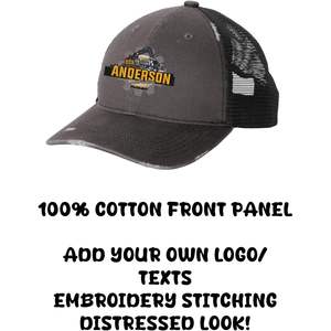 Gorras de camionero desgastadas con logotipo de textos bordados personalizados 2025 C600 - Product Image 4