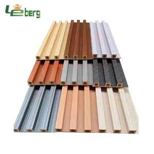 <span class=keywords><strong>Pannelli</strong></span> di parete scanalati Wpc legno interno decorativo legno alternativo Wpc pannello di parete - Product Image 3