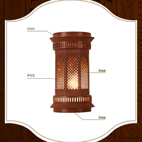 Lampe murale LED bidirectionnelle en fer forgé pour mosquée, restaurant, salle à manger, couloir - Fabrication islamique