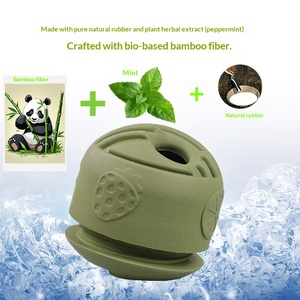 Jouets à mâcher pour chiens écologiques et design, en forme d'os, jouets interactifs en caoutchouc pour animaux de compagnie avec son couineur - Product Image 5