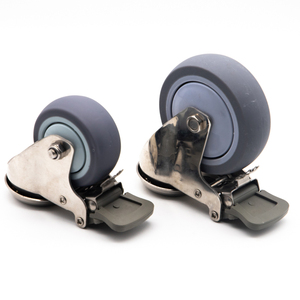 Polyurethane 4Inch Công Nghiệp Phổ Xoay Nhiệm Vụ Nặng Nề Bánh Xe Bánh Xe Caster Bánh Xe 3 Inch Xe Đẩy Mua Sắm Giỏ Hàng Bánh Xe - Product Image 3