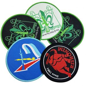 Parches Bordados Personalizados con Logotipo 100% OEM, Insignias Bordadas Suaves, Parches Termoadhesivos Tejidos para Ropa/Gorras - Product Image 3