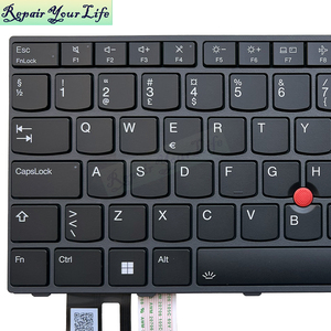 DM <span class=keywords><strong>Denmark</strong></span> Backlit bàn phím máy tính xách tay cho Lenovo ThinkPad p14s Gen 3 T14 L14 Gen 3 T14 Gen 4 sn21d67682 5n21d68074 với khung - Product Image 2