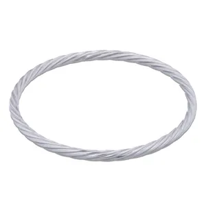 Finamente trenzado de plata 925 brazalete de alambre