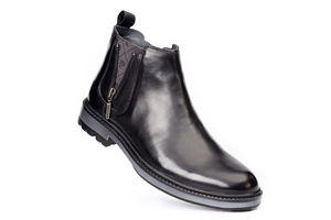 Bottes en cuir véritable pour hommes, mode, durables, confortables, décontractées, pour tous les jours, chaussures à la cheville pour l'extérieur - Product Image 6