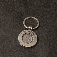 Porte-clés de pièce de monnaie de jeton de chariot de chariot de pièce de monnaie d'euro fait sur commande en gros promotionnel d'usine.