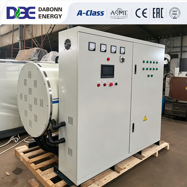 Hot Horizontal Electric Industrial Low Pressure Steam Boiler 300 kW Fully Automatic Multi-Safety Protection Industrial