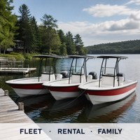 Bateau de pêche récréative 4,3 m en PRV, coque en V à 14 degrés, 4 personnes, 60 CV max, pour côte, port, lac, console centrale, T-Top, pare-brise