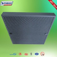 Senbao New Honeycomb Activated Carbon Fiberglass Pre Filter Core Efisiensi 99,99% Porositas 0,3um Panel Pemurnian Efisien 1