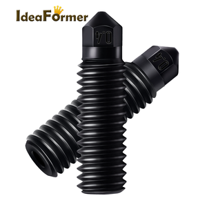 <span class=keywords><strong>Buse</strong></span> d'imprimante 3D en acier trempé 0,4 mm/1,75 mm Noir X3 X4 Pro/Plus/S1 Haute résistance Durabilité Maximise l'<span class=keywords><strong>impression</strong></span> - Product Image 4