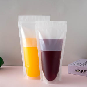 Bolsa de Caño plegable de almacenamiento de grado alimenticio a prueba de fugas de ocho lados, bolsa de pie para agua, jugo, vino, embalaje - Product Image 4