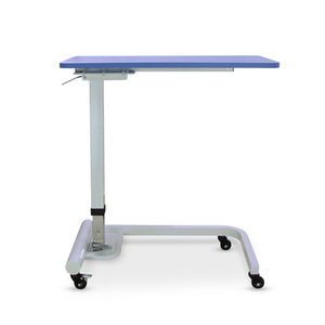 Nursing Bed Dining <b>Table</b> 77x38cm Height Adjustable Hospital <b>Table</b> with <b>Wheels</b> - Product Image 2