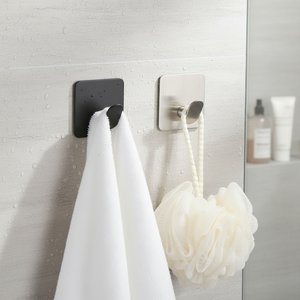 Perekat Baja Tahan Karat Tanpa Bor Tanpa Bekas Kuat Dipasang di Dinding untuk Gantungan Baju di Kamar Mandi dan Dapur. - Product Image 1