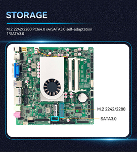 Placa Base Industrial Integrada Itx Intel X86 I3 4005U 5005U I5 4200U 5200U 5350U DDR3 Dual Single 8 USB 17x17 - Product Image 4